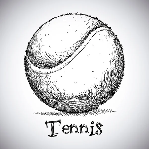 Tennis-Design — Stockvektor