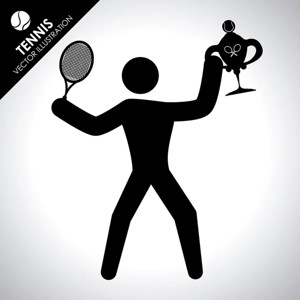 Conception de tennis — Image vectorielle