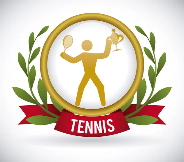 Tennis-Design — Stockvektor