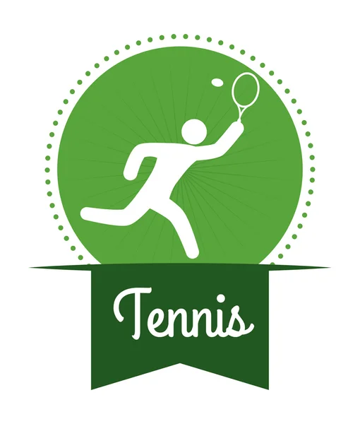 Tennis-Design — Stockvektor