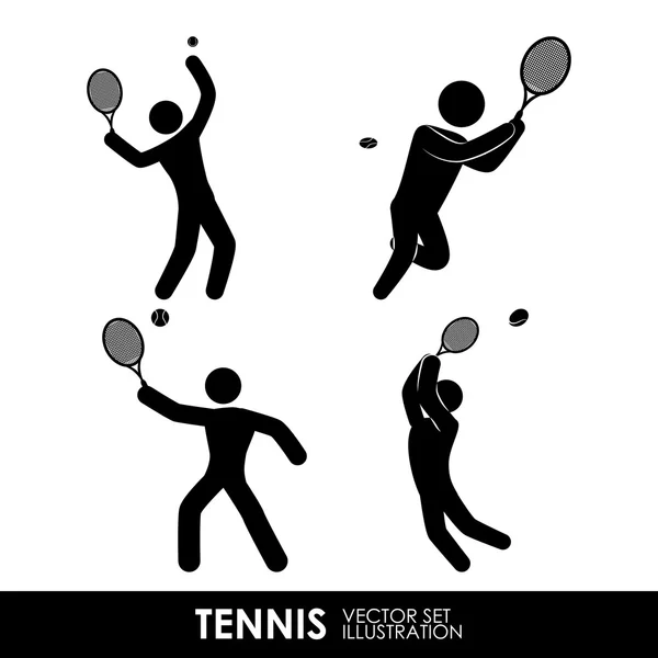 Tennis  design — Stok Vektör