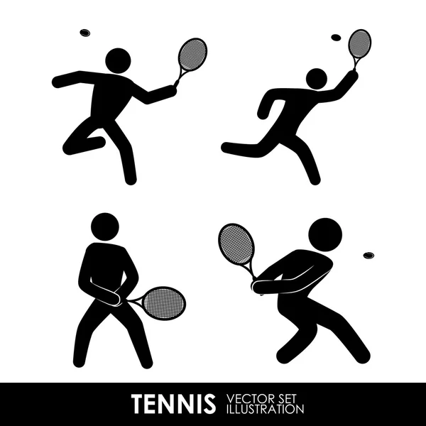 Conception de tennis — Image vectorielle