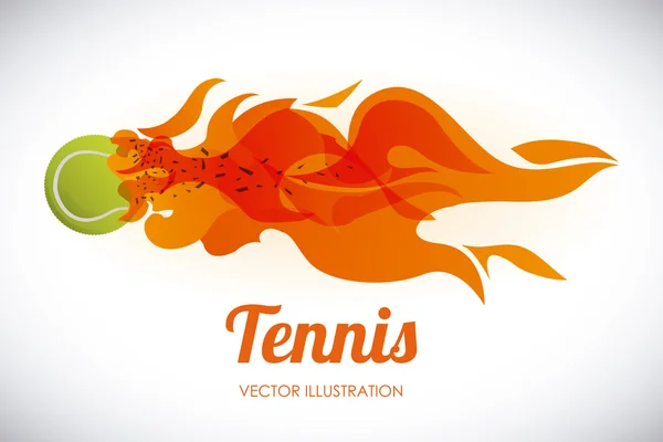 Tennis-Design — Stockvektor