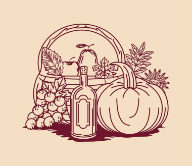 Şükran Günü yemeği tarzı.