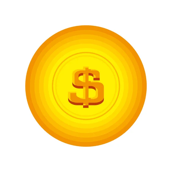 Monnaie monnaie monnaie monnaie — Image vectorielle