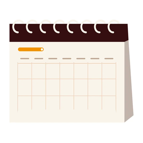 Kalenderplan-Erinnerung — Stockvektor
