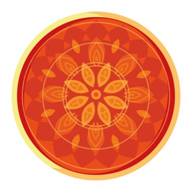 yuvarlak tabak mandala