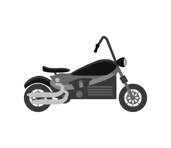 Klassisches Motorrad — Stockvektor