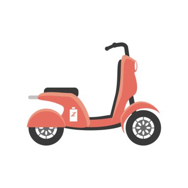 pembe elektrikli motosiklet