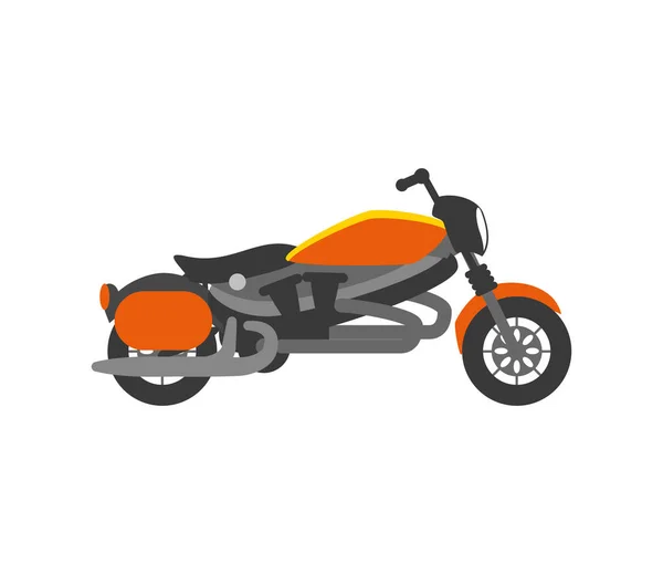 Pojazd motocyklowy z napędem wstecznym — Wektor stockowy