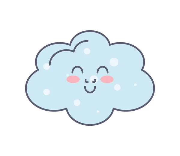 Cute cloud cartoon — Stock Vector