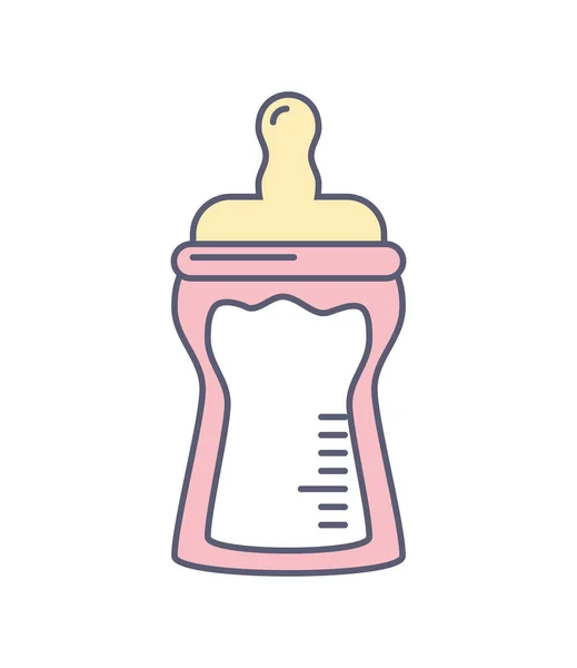 哺乳瓶ミルク — ストックベクタ