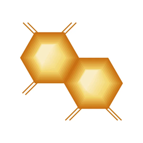 Estrutura molecular do átomo — Vetor de Stock