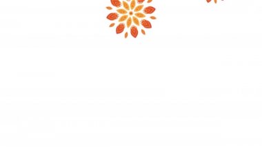 Çiçek desenli bhai dooj kutlaması