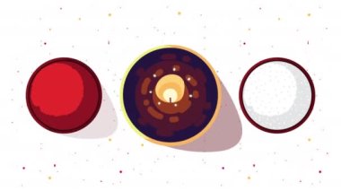 Baharatlı pudra ve mumla bhai dooj kutlaması