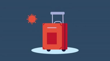 Bavullu covid 19 hastalık parçacığı