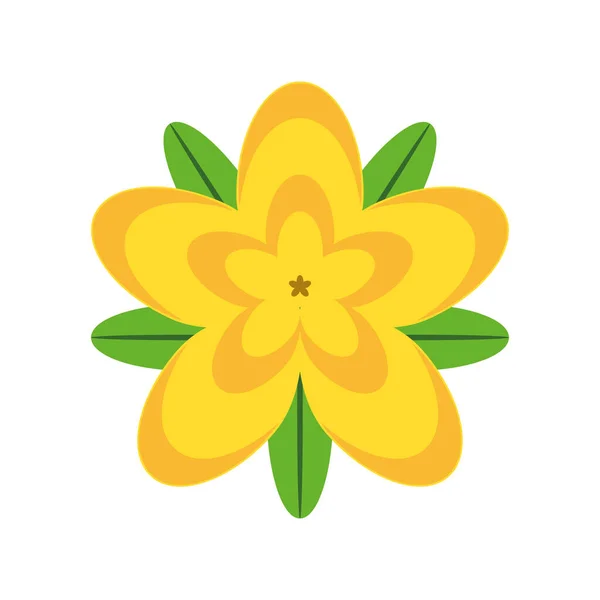Gelbe Blütenblätter — Stockvektor
