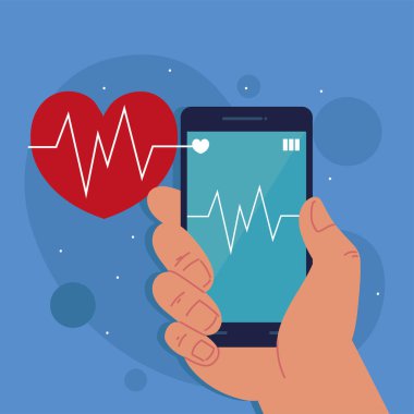 akıllı telefon kalp atış hızını gösteriyor