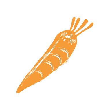 Havuç sebze simgesi