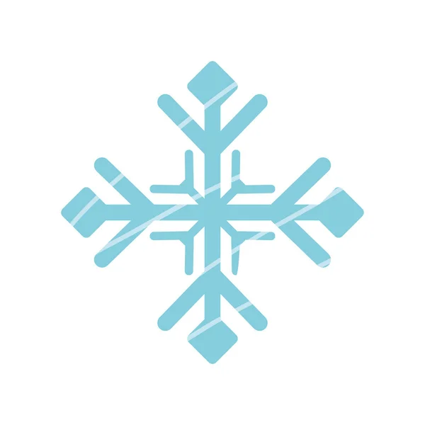 Téli hópehely hideg — Stock Vector