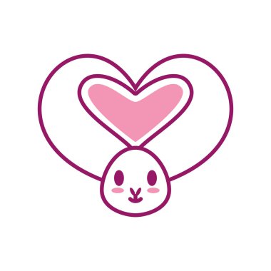 Sevimli tavşan çizgi filmi