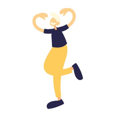 gülümseyen genç adam