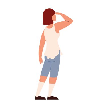 Uzaktan arayan kadın