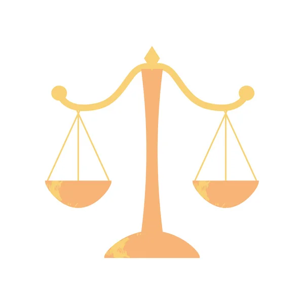 Schaal van het justitieel evenwicht — Stockvector