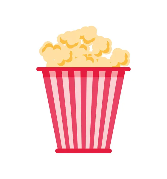Popcorn in doos — Stockvector