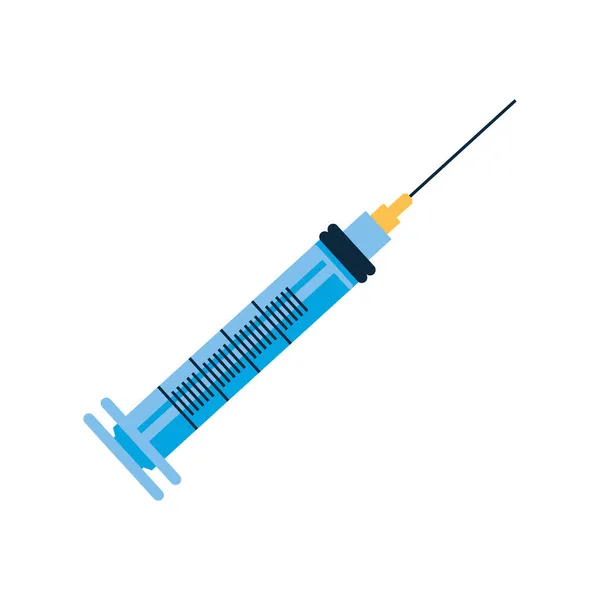 Injectiespuit medisch vaccin — Stockvector