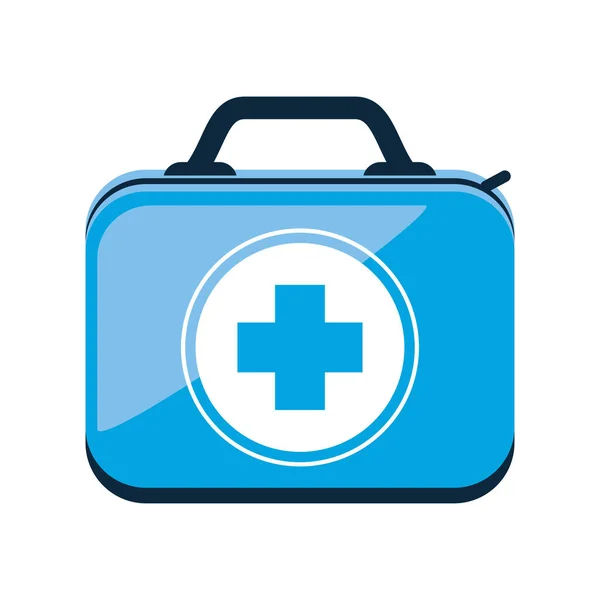 Medical kit first aid — Stock Vector