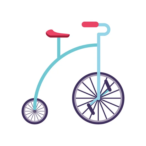 面白い自転車のアイコン — ストックベクタ