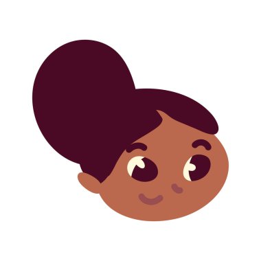 küçük kızın yüzünü