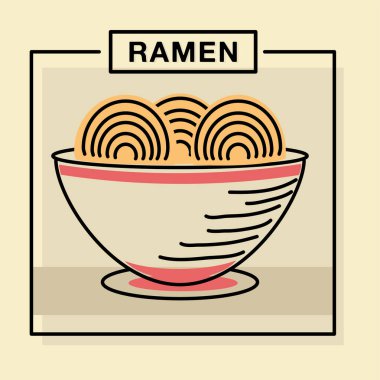 Ramen eriştesi.
