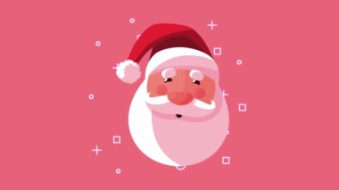 Noel Baba ile mutlu noel animasyonları