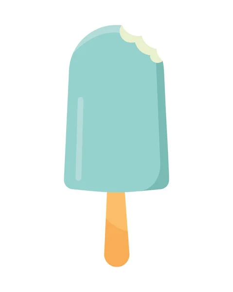 Helado en palo — Vector de stock