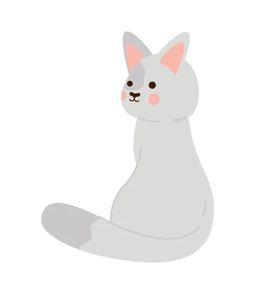 Desenho animado gato bonito — Vetor de Stock