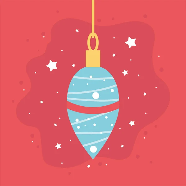 Ornement de boule de Noël — Image vectorielle