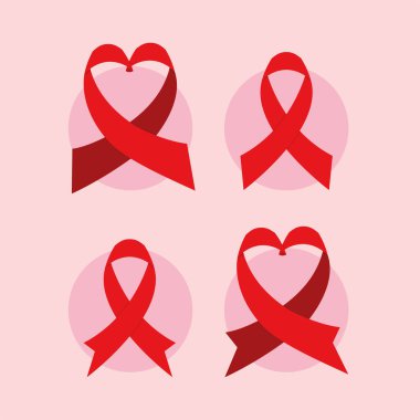 Kırmızı kurdele seti