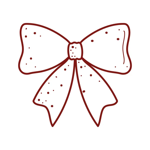 Ruban papillon linéaire — Image vectorielle