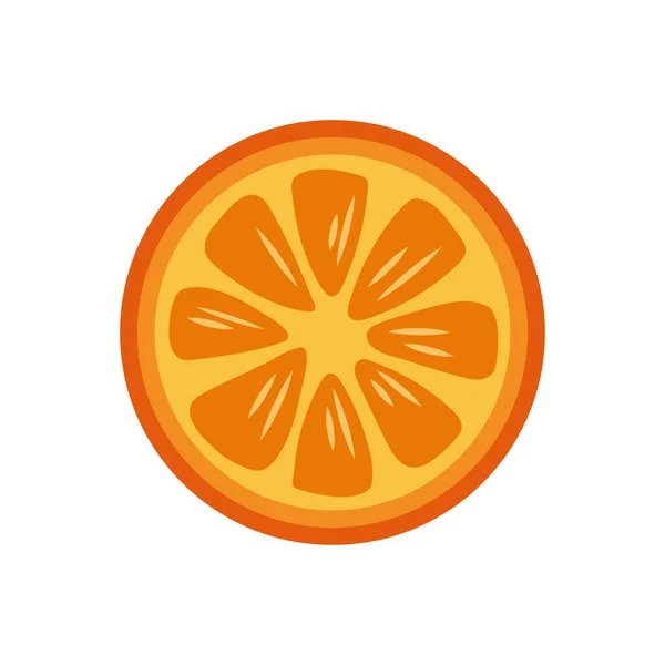 Dilim portakal taze — Stok Vektör