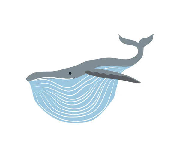 Wal-Wassertier — Stockvektor