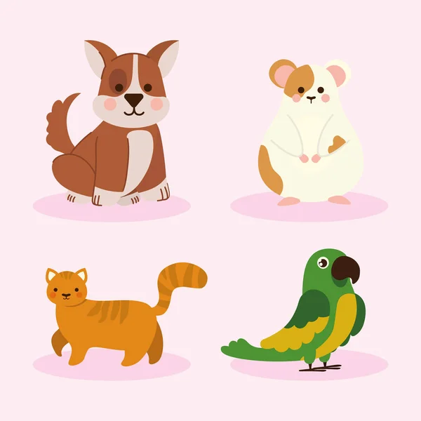 Animaux animaux dessin animé — Image vectorielle