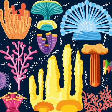 mercan resifleri deniz arka planı