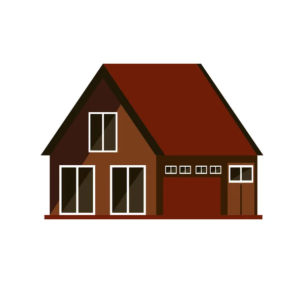 Casa icono de dibujos animados — Vector de stock