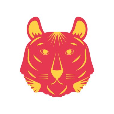 Kızıl kaplan kafası