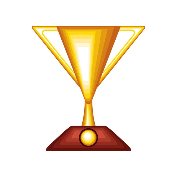 Pohár zlatý pohár — Stockový vektor