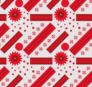 Noel çiçekleri ve kar taneleri