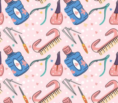 manikür araçları arka plan