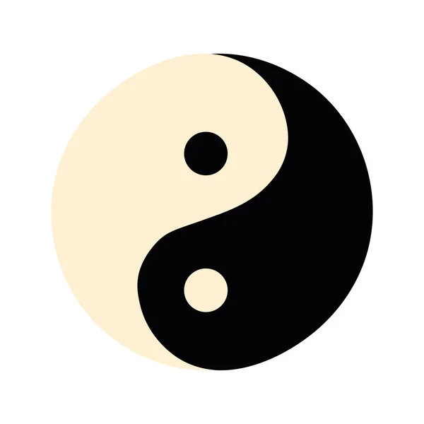 Segno yin yang — Vettoriale Stock